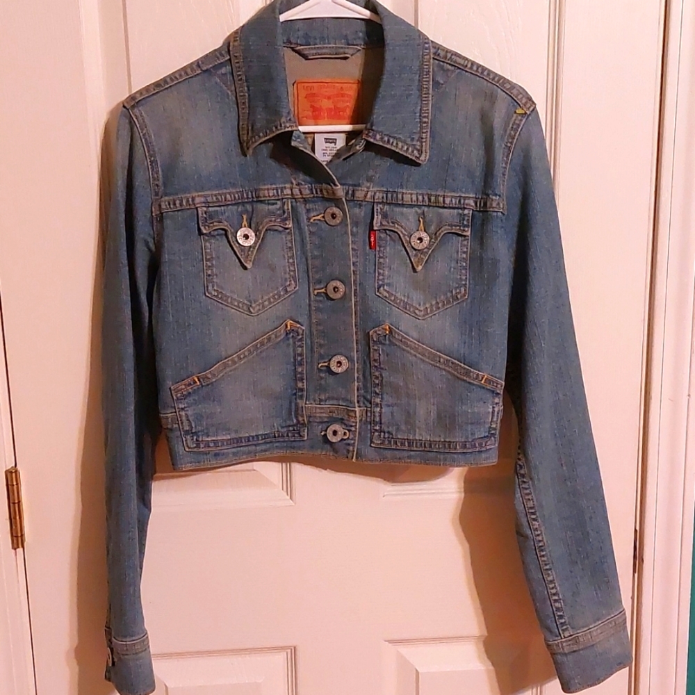 Vintage Levi's Cropped Trucker Jacket - Picture 1 of 6